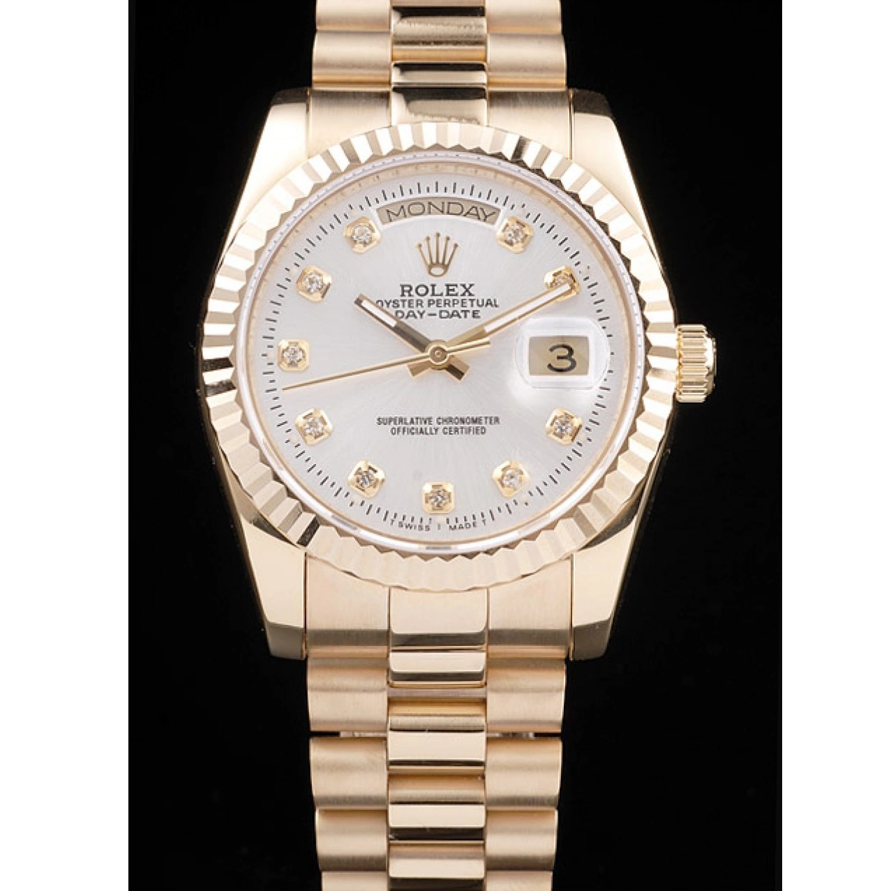 Aaa fake watches Rolex Day-Date Swiss Mechanism-srl72 0701